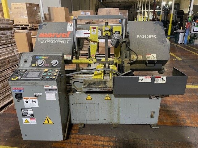 Marvel Spartan PA260EPC Band Saw SemiAutomatic