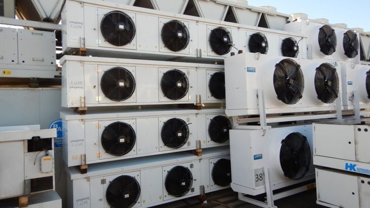 Goedhart glycol coolers with 5 fans.