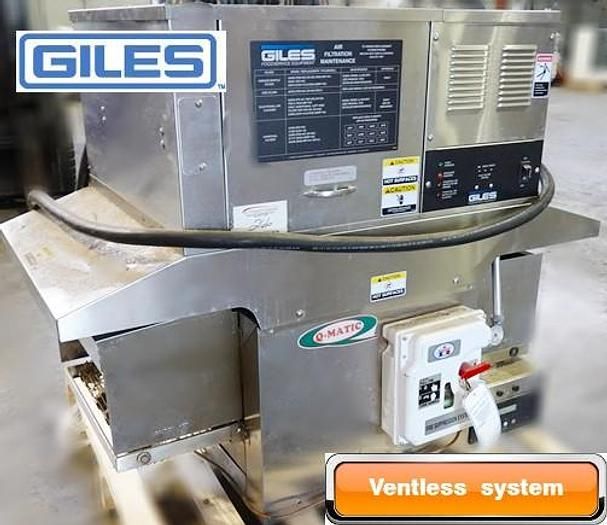 Giles Q-MATIC Q-20ECT Ventless Hood