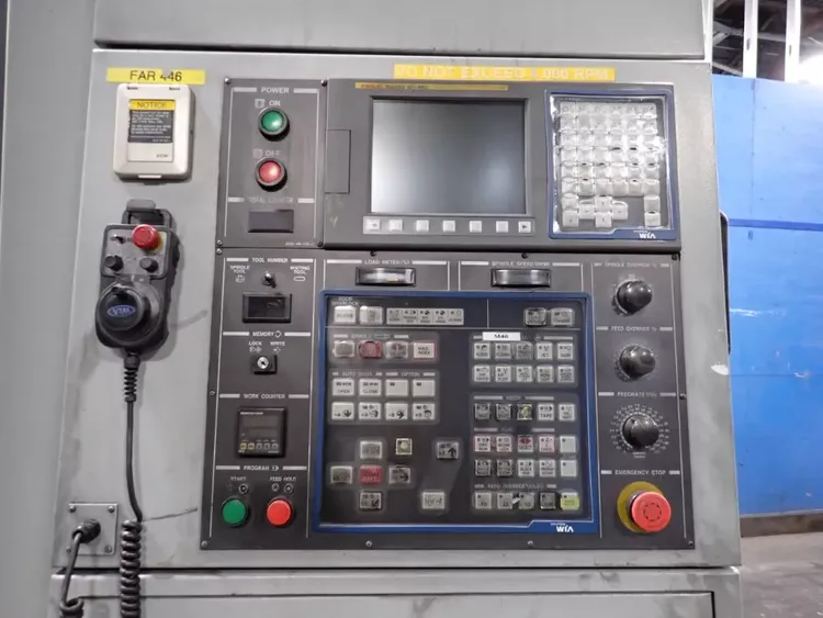 Hyundai Fanuc Series Oi-MC Variable Speed HYUNDAI WAI CORPORATION VX650/40 2 Axis
