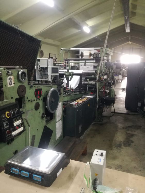 Garant, W&H Matador NP38 SERVO 4 col. print & photocell paper bag machine