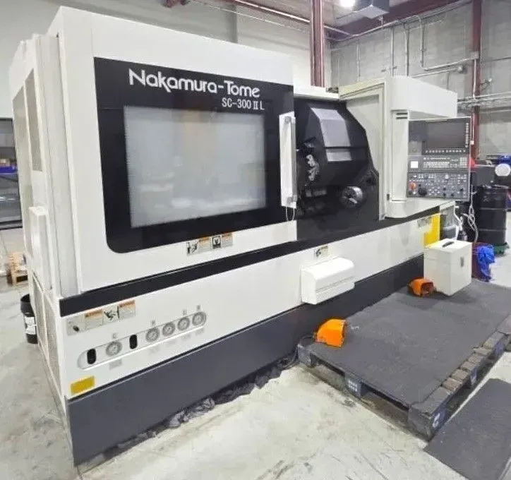 Nakamura FANUC 0I-TF CNC COLOR CONTROL 3,500 RPM SC300II LMSY  5 Axis