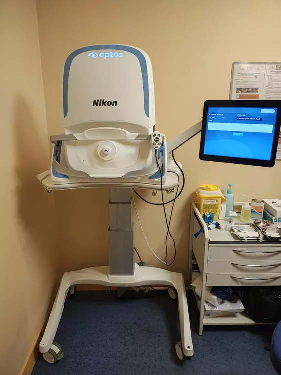 Optos California ICG Ultra Widefield Retinal Imaging System