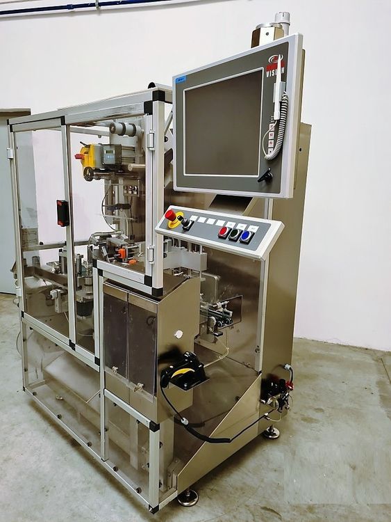 Siempharma Sistema 4, Tamper evident print and check labeling machine