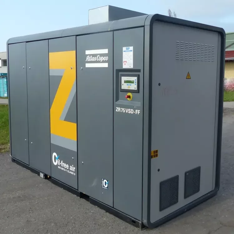 Atlas Copco ZR75VSDFF Max. pressure    9,00 bar