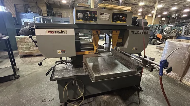 Way Train W1318SSAV Band Saw SemiAutomatic