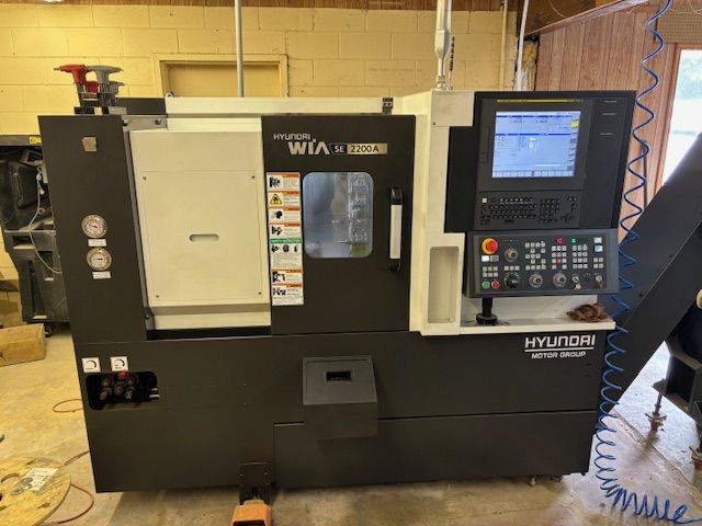 Hyundai FANUC i Series - Smart Plus CNC Control 6000 RPM WIA SE2200A 2 Axis