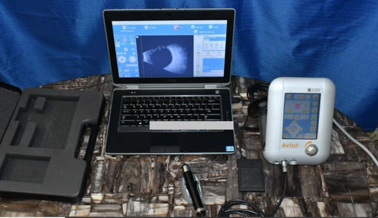 Quantel Medical Aviso B scan Ultrasound complete