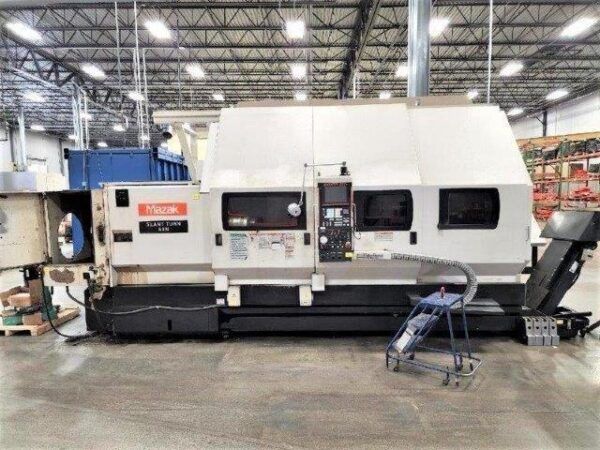 Mazak MAZATROL FUSION 640T CNC CONTROL 300 RPM TURN 80NR HEAVY DUTY TURNING CENTER 2 Axis