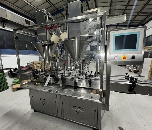 All Fill DHA, 2-Head Automatic Powder Filler