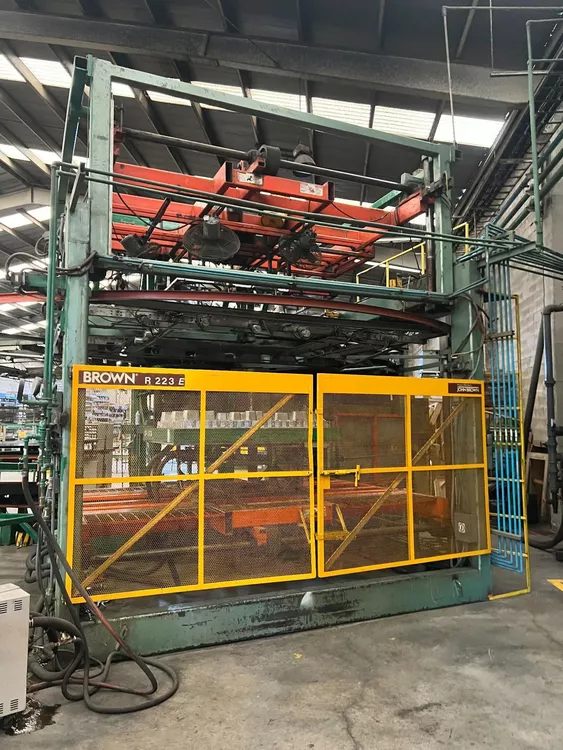 Brown 6x10 3 station rotary thermoformer
