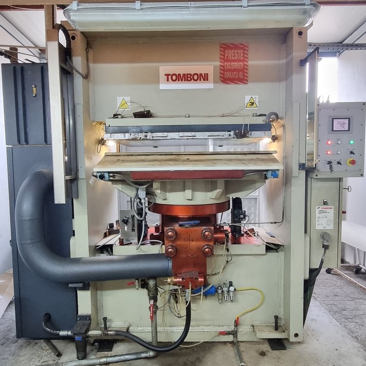 Tomboni LED 10 RT Leather Ironing and Embossing Hydraulic Press