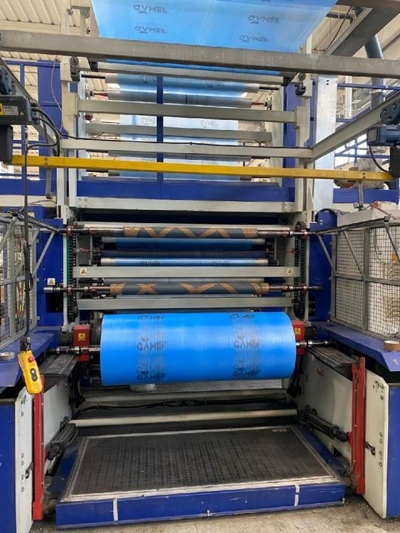 Alpine 3 layers blown film extruder