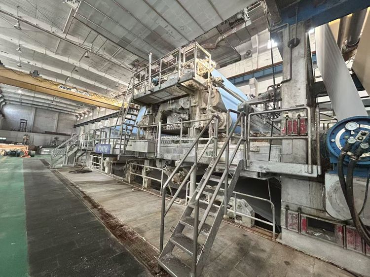 Voith Light weight gsm fourdrinier machine 3520mm  120 tons/day