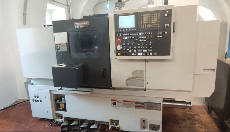 Takisawa CNC Control 6000	rpm CNC Lathe TCY-160YS L5 3 Axis