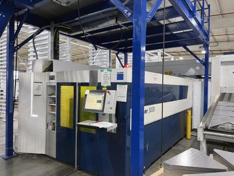 Trumpf 4000 WATT TRULASER 3030 FIBER LASER CNC Control