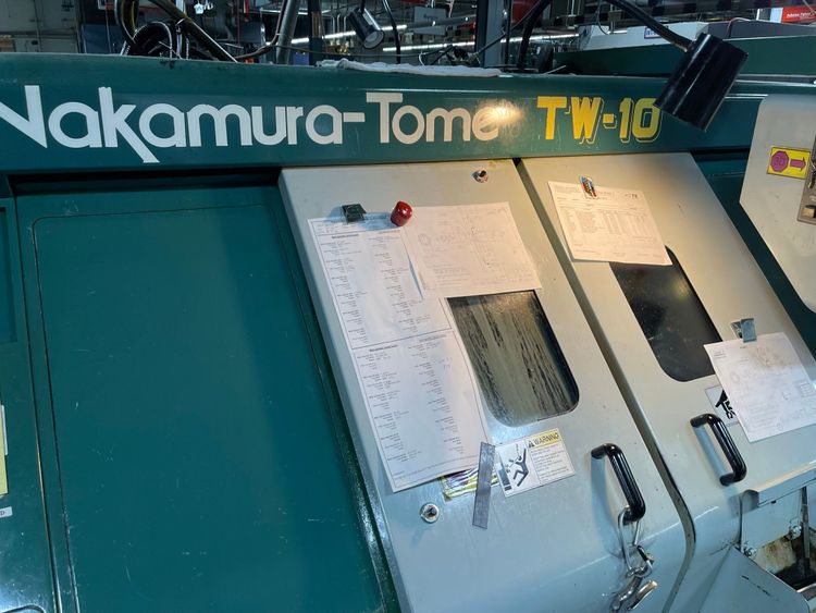 Nakamura Tome FANUC 16TT CNC CONTROL 5500 RPM TW-10MM 6-AXIS CNC TURNING CENTER 3 Axis