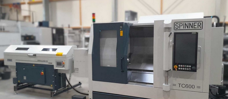 Spinner Siemens Sinumerik 840D SL 4000 rpm TC 600 65 MC 2 Axis