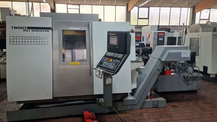 Gildemeister Siemens SINUMERIK 840 D 7000 rpm TWIN 42 3 Axis