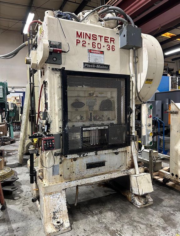 Minster P2-60-36 SSDC Straight Side Press 60 Ton