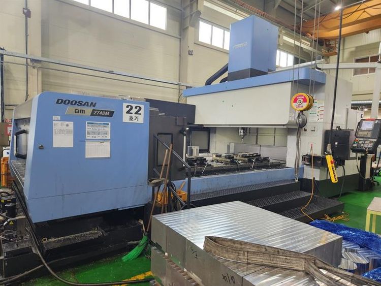 Doosan BM 2740M CNC BRIDGE TYPE VERTICAL MACHINING CENTER 3 Axis