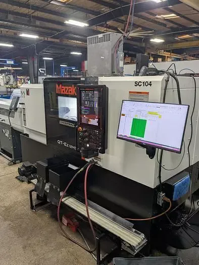 Mazak Mazatrol Smoothez CNC Control 3,300 RPM QT-EZ 12MSY 2 Axis