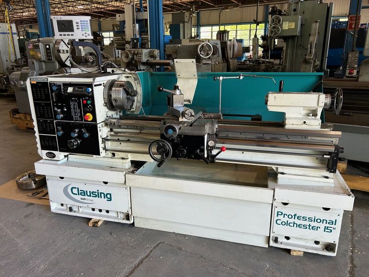 Clausing Colchester Engine Lathe 2500 RPM 15” Professional