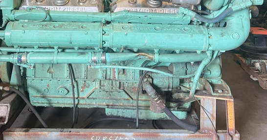 3 Detroit 16V92TA 400 hours since surplus rebuilt
