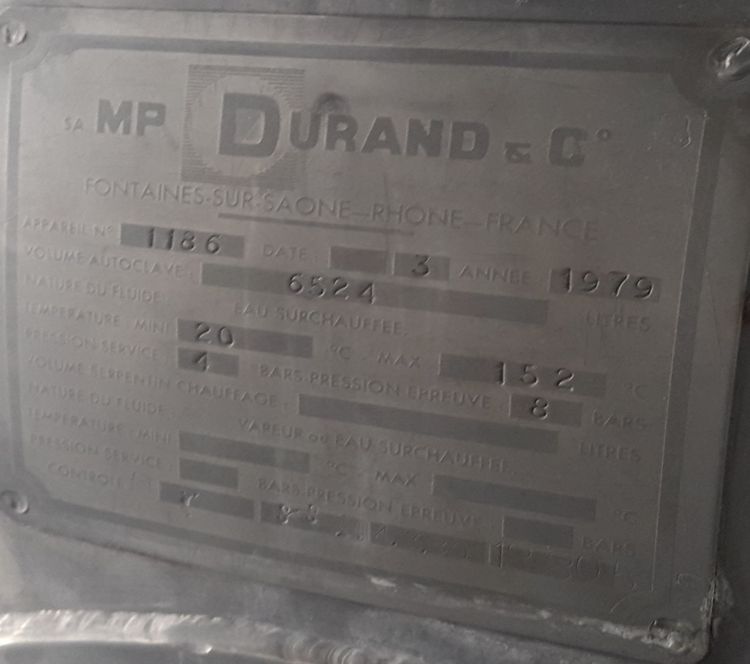 Durand Durand 150 Kg/cycle In working condition