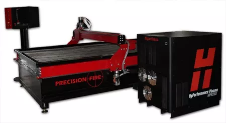 Advance ADVANCE CUTTING SYSTEMS PRECISION FIRE Pedestal mounted Hypertherm® EDGE® Pro Ti or EDGE® Pro