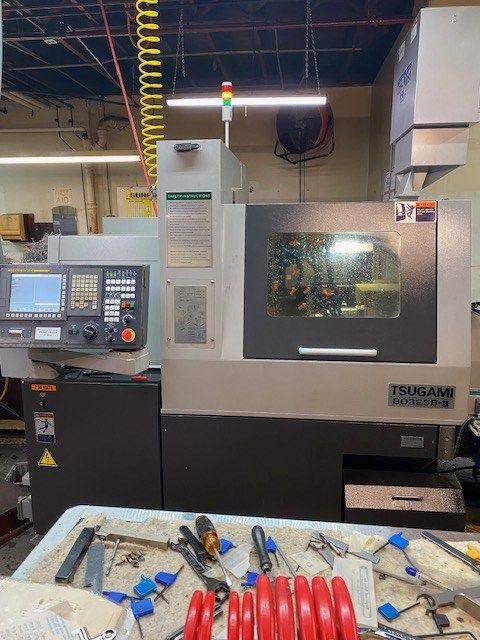 Tsugami FANUC 31ITB CNC COLOR CONTROL 8000 RPM B0325-II CNC 5 AXIS ...