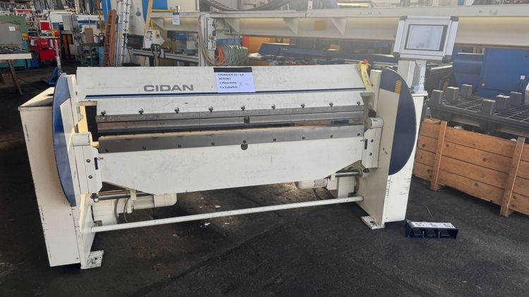 Cidan KM 20/ 3,0 sheet width	2050	mm