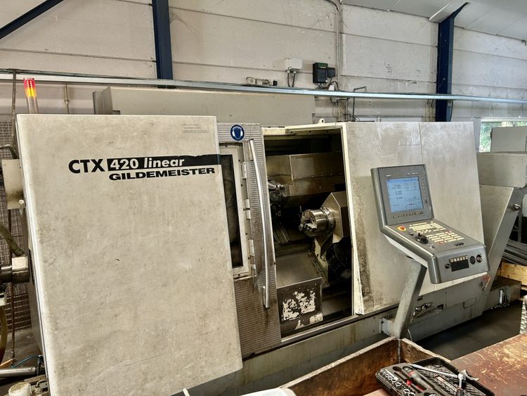 Gildemeister Fanuc 180-i control 5000 rpm CTX420 Linear 3 Axis