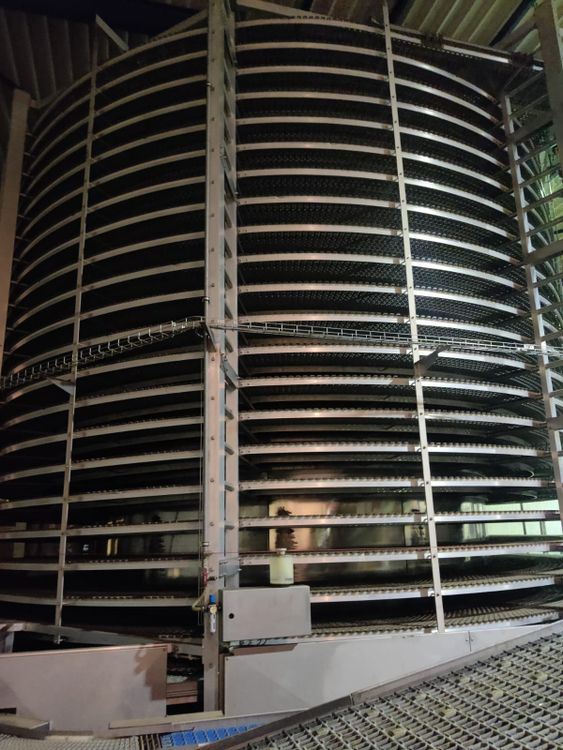 Kaak ambient spiral cooler