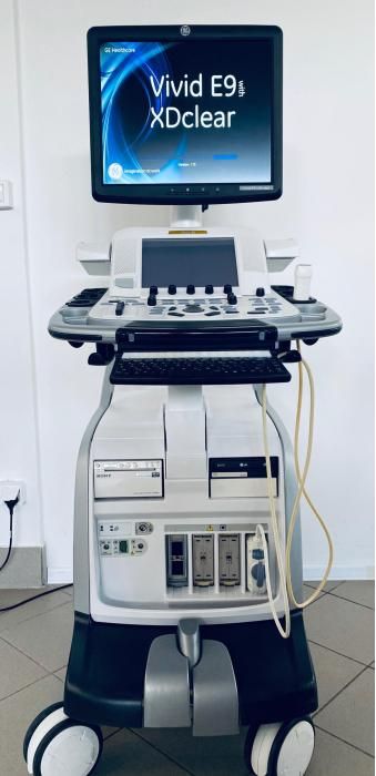 GE Vivid E9 XDclear Ultrasound Machine