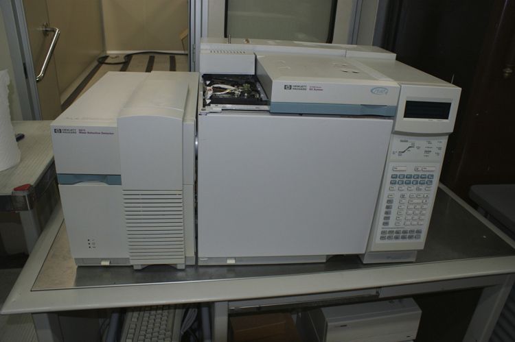 Agilent 6890 With 5973 Gas Chromatograph with with Mass Spectrometer