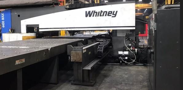 Whitney 4400 MAX  CNC TURRET PUNCH & PLASMA 100 TON
