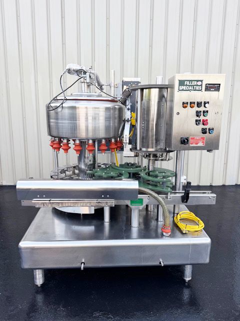 AWFS186R Specialties 18/6 Mono-Block Bottle Filler - Capper