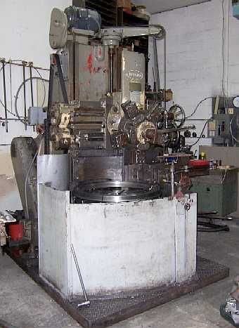 Bullard 36" Spiral Drive Hi-Column Vertical Turret Lathe