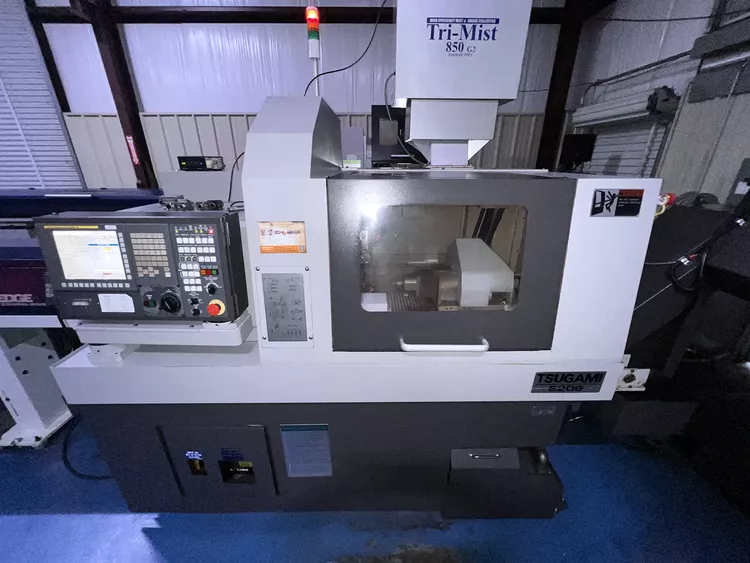 Tsugami Fanuc 32i-MB CNC Control 10000 RPM S206 8 Axis