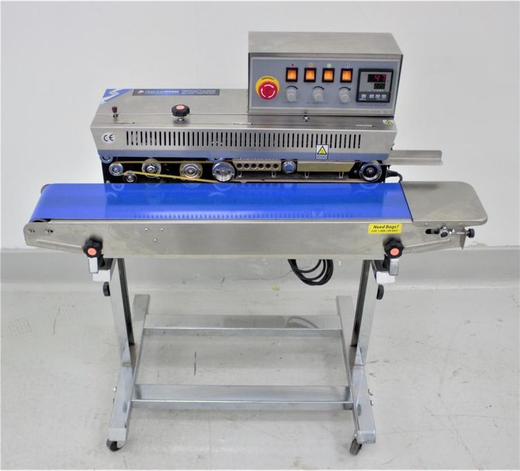 Jores XMTE1000-2 Horizontal Continuous Band Sealer with Stand