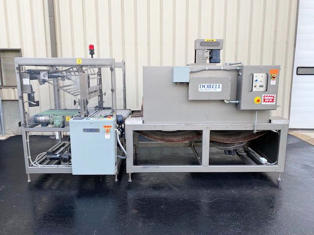Dorell SW30AI  Automatic In-Line Tray Shrink Wrapper & Heat Tunnel