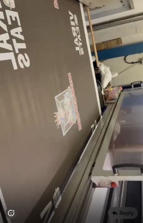 MS JP7   w.w. 1800 mm 8 Kyocera printheads. gas-powered MS dryer.