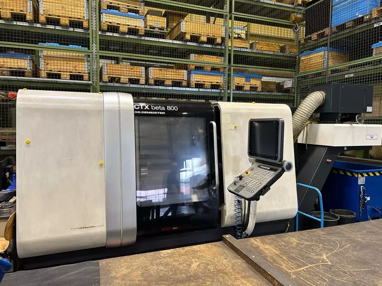 DMG Siemens 840D 5000 rpm CTX Beta 800 V3 2 Axis