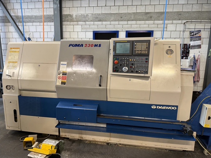 Daewoo FANUC 18i-T 3500 rpm PUMA 230 MSC 3 Axis