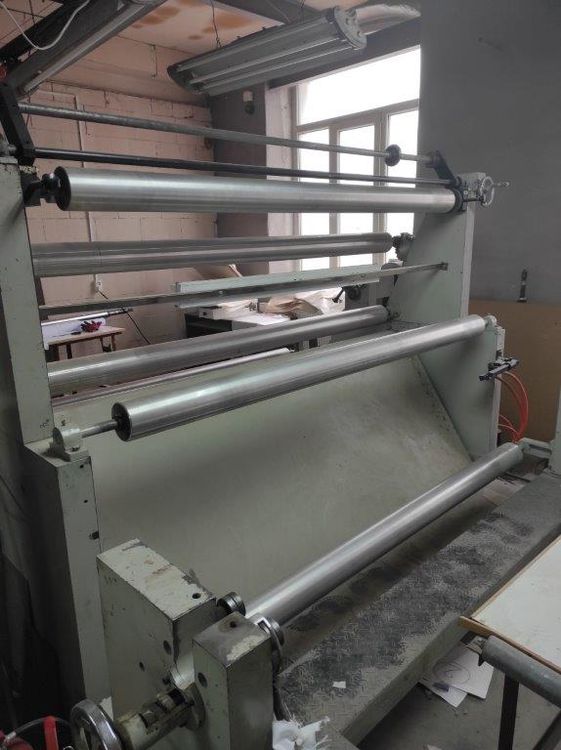 rewinding and cutting paper or foil, and a slitting machine