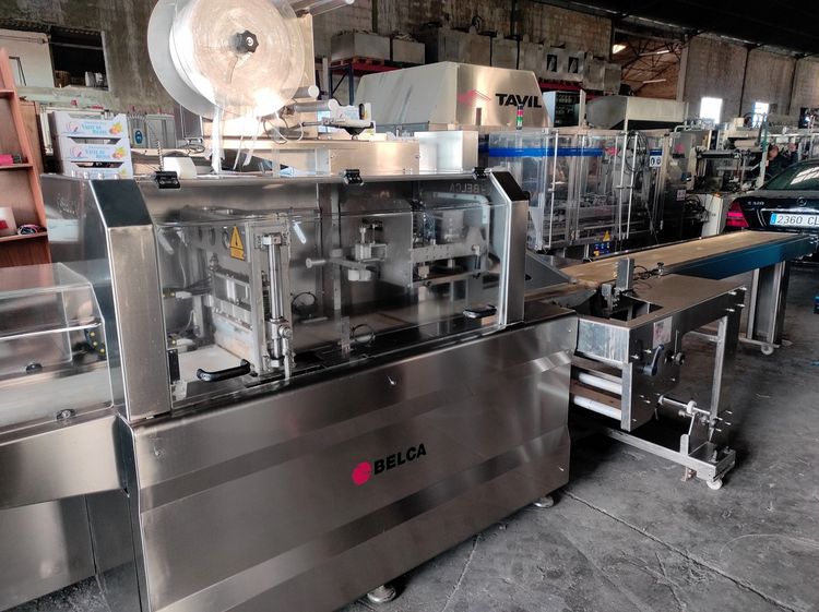 Belca SP 100 HR INOX  FLOW WRAPPER FOR SHRINK PACKAGING