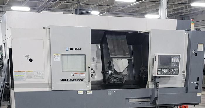 Okuma Okuma's OSP-P control system 3,000 rpm Multus B400-W 8 Axis