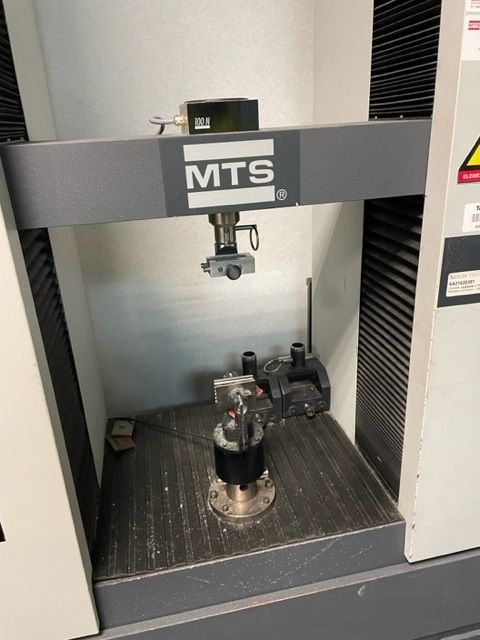 MTS Strength tester for cloth