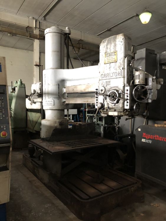 Carlton 6’ X 19”  Radial Arm Drill 1500 RPM